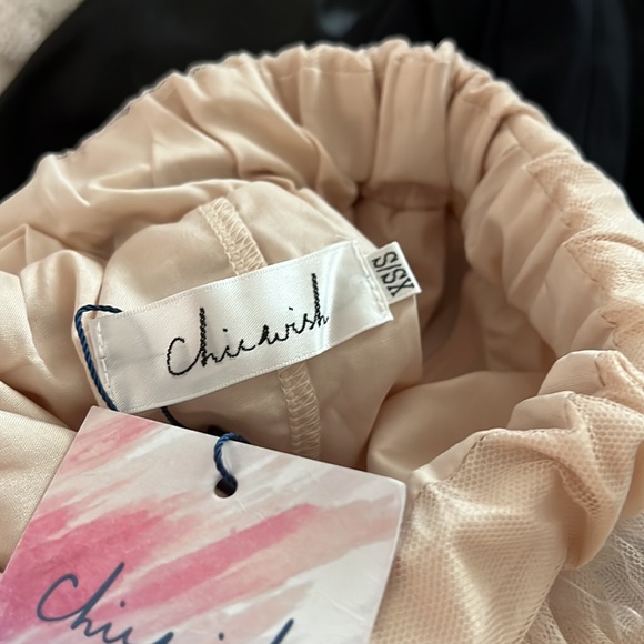 NWT ChicWish Tulle Layered Midi Skirt - Picture 5 of 5